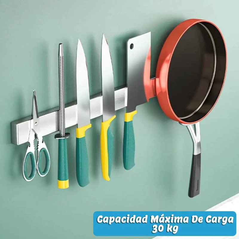 BARRA MAGNE TICA DE ACERO INOXIDABLE DE 40 CM PARA CUCHILLOS - 5