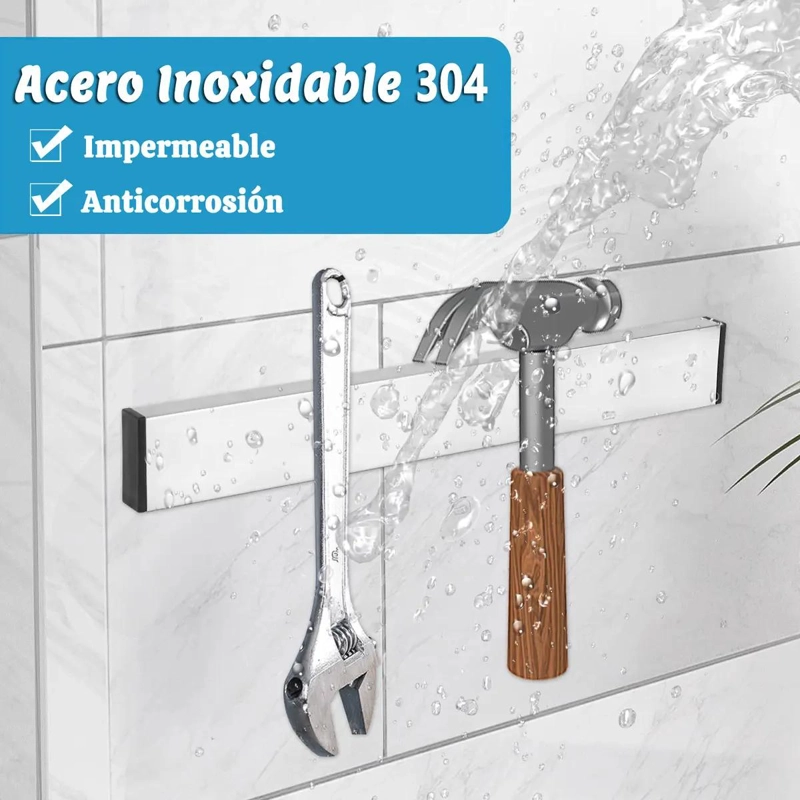 BARRA MAGNE TICA DE ACERO INOXIDABLE DE 40 CM PARA CUCHILLOS - 7