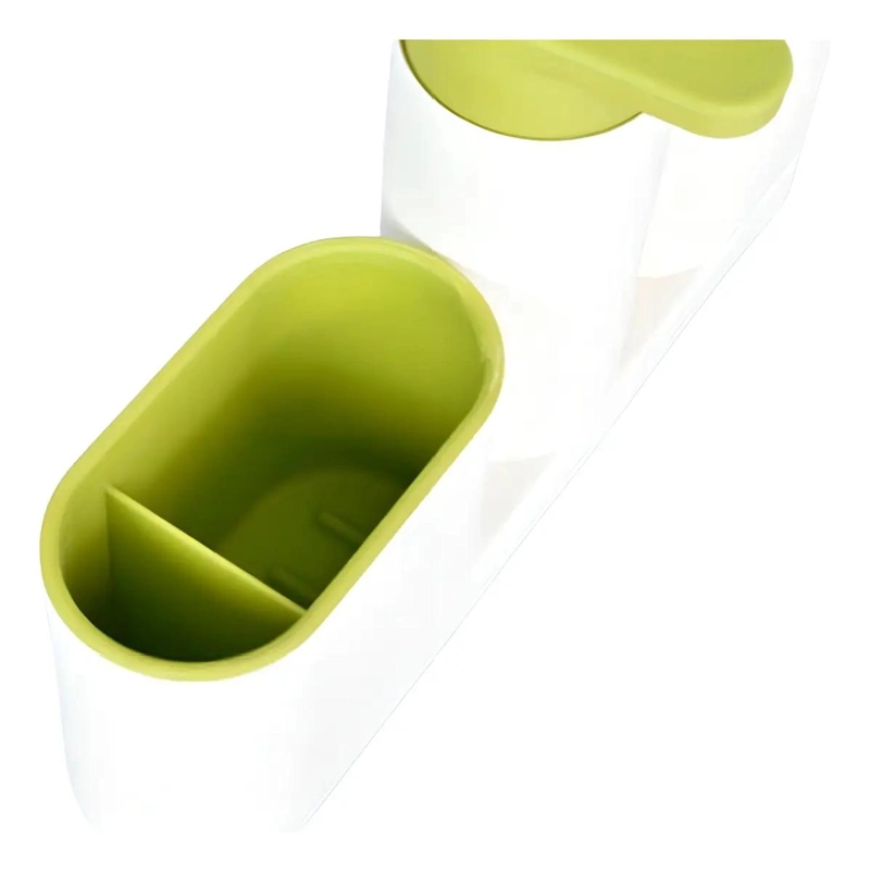 DISPENSADOR DE JABON Y SOPORTE PARA ESPONJA 3 EN 1 - 5