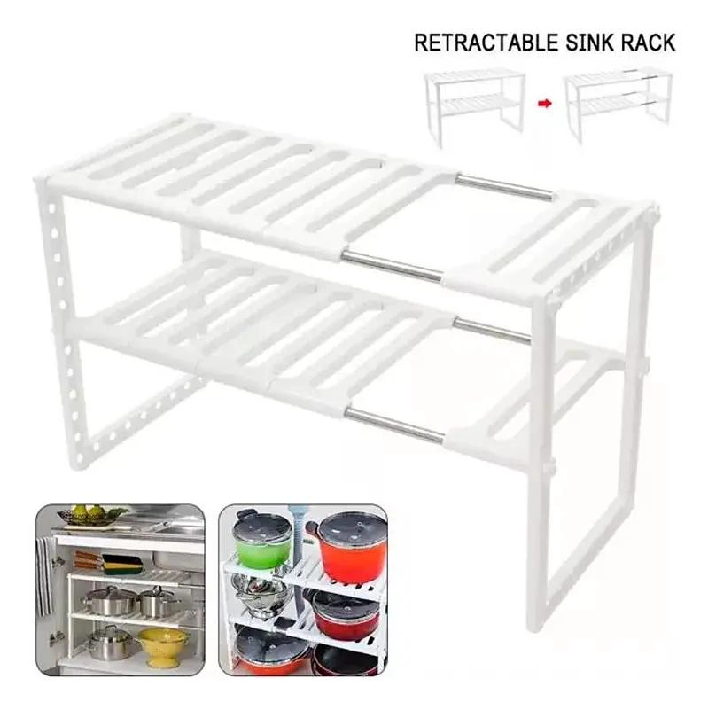 ORGANIZADOR EXPANDIBLE PARA COCINA Y BAÑO MULTIUSO - 2