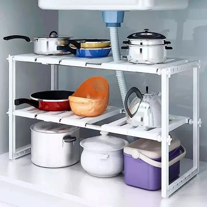 ORGANIZADOR EXPANDIBLE PARA COCINA Y BAÑO MULTIUSO - 4