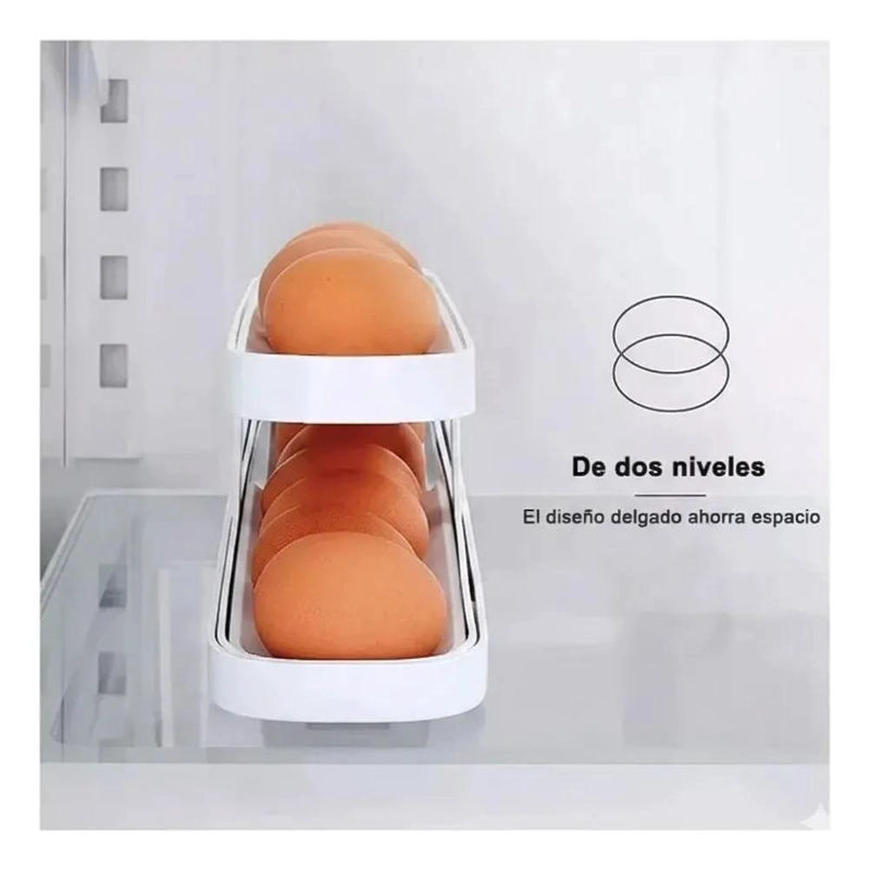 HUEVERA DISPENSADOR AUTOMATICO PARA ALMACENAMIENTO DE HUEVOS - 5