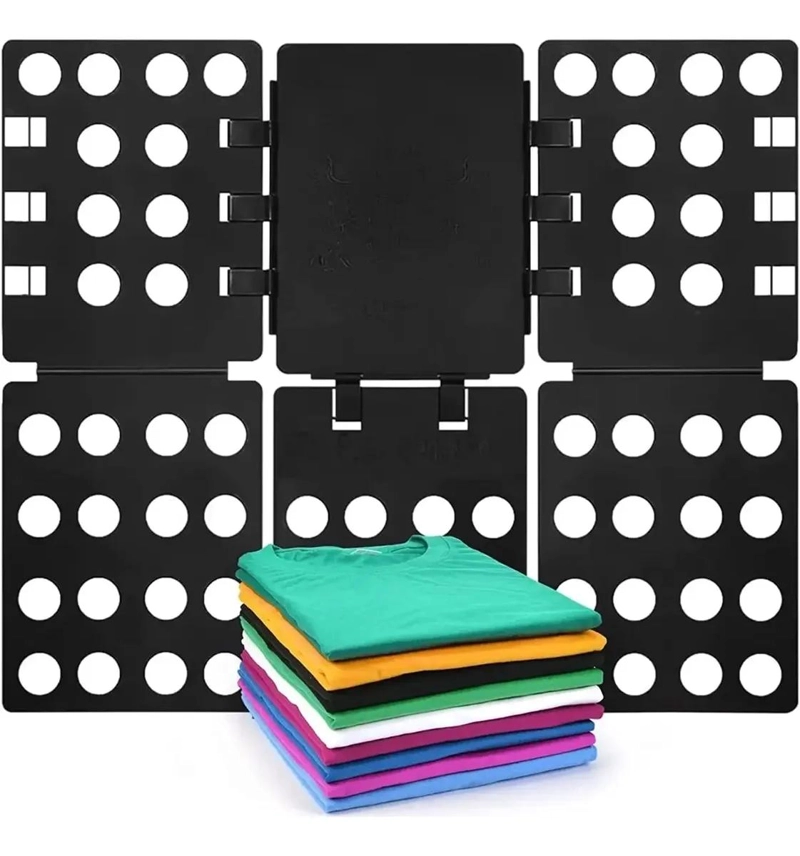 ORGANIZADOR PLEGABLE PARA ROPA EN COLOR NEGRO - 1