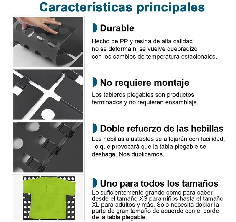 ORGANIZADOR PLEGABLE PARA ROPA EN COLOR NEGRO - 7
