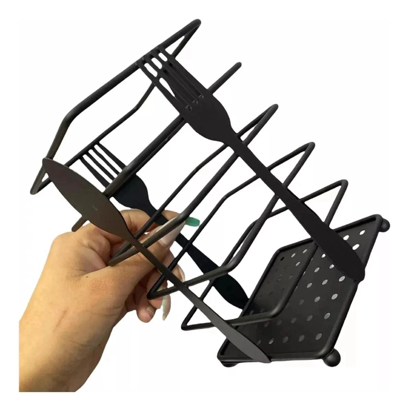 SOPORTE ESCURRIDOR DE CUCHILLOS Y UTENSILIOS DE COCINA - 4