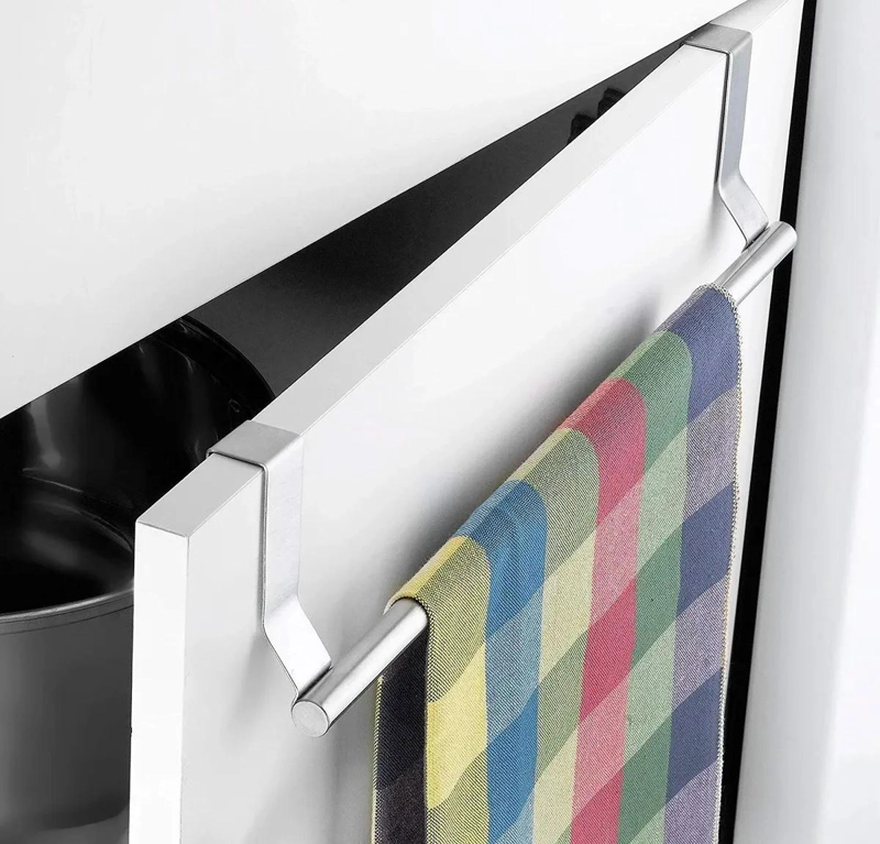 COLGADOR PARA PAÑOS Y TOALLAS DE ACERO INOXIDABLE 23.5 CM - 8