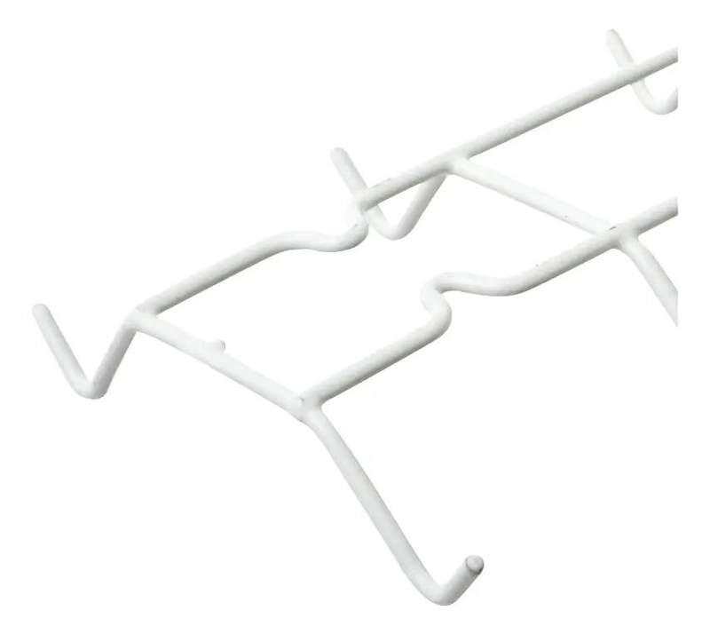 COLGADOR DE TAZAS DE METAL EN COLOR BLANCO - 2