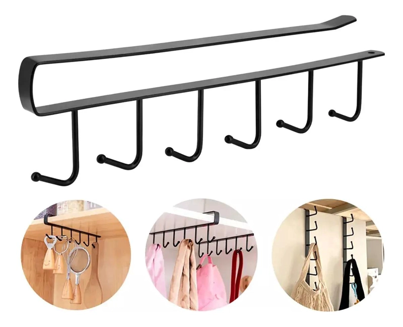 SOPORTE COLGADOR PARA TAZAS Y UTENSILIOS DE COCINA - 1