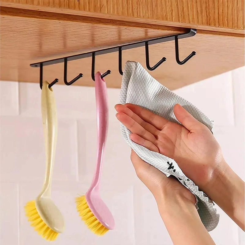 SOPORTE COLGADOR PARA TAZAS Y UTENSILIOS DE COCINA - 6
