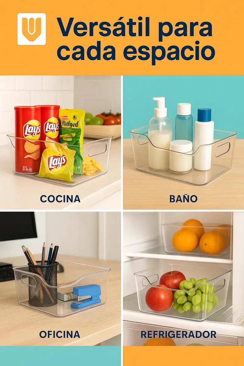 ORGANIZADOR DE REFRIGERADOR ACRILICO PARA COCINA - 3