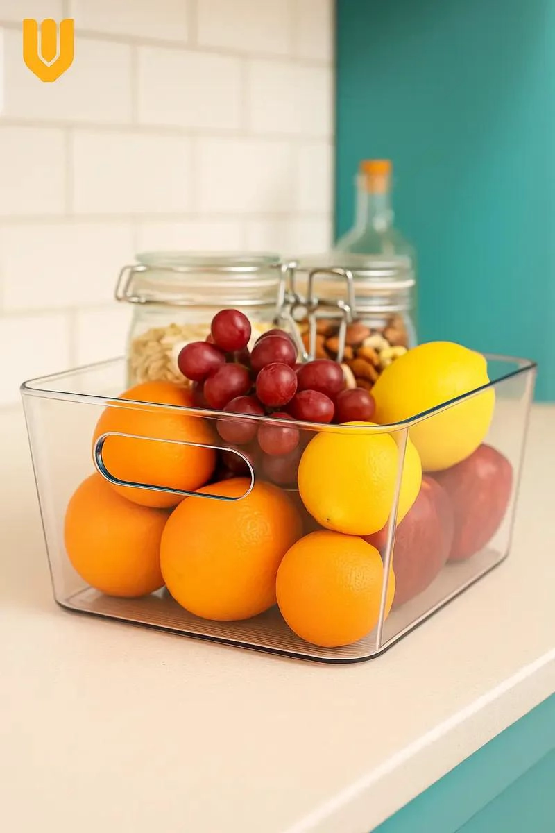 ORGANIZADOR DE REFRIGERADOR ACRILICO PARA COCINA - 7