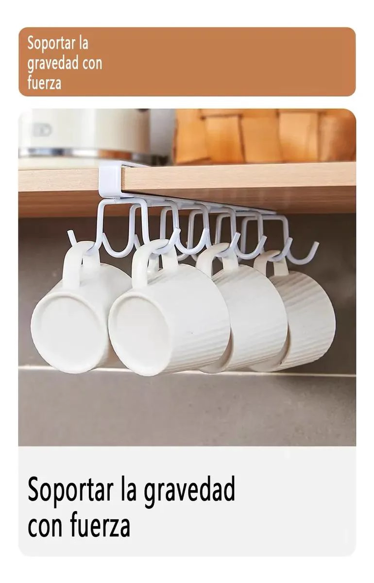 GANCHOS COLGANTES PARA UTENSILIOS DE COCINA EN HIERRO - 4