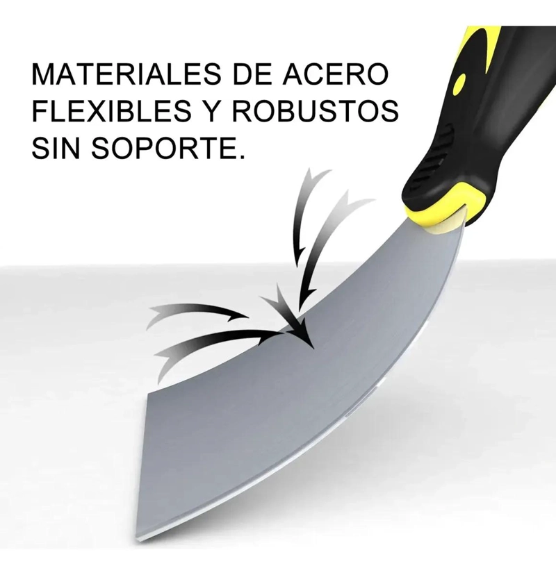 KIT DE 9 ESPATULAS FLEXIBLES PARA CONSTRUCCION - 3