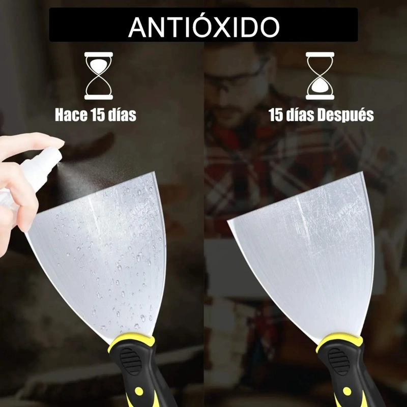 KIT DE 9 ESPATULAS FLEXIBLES PARA CONSTRUCCION - 4