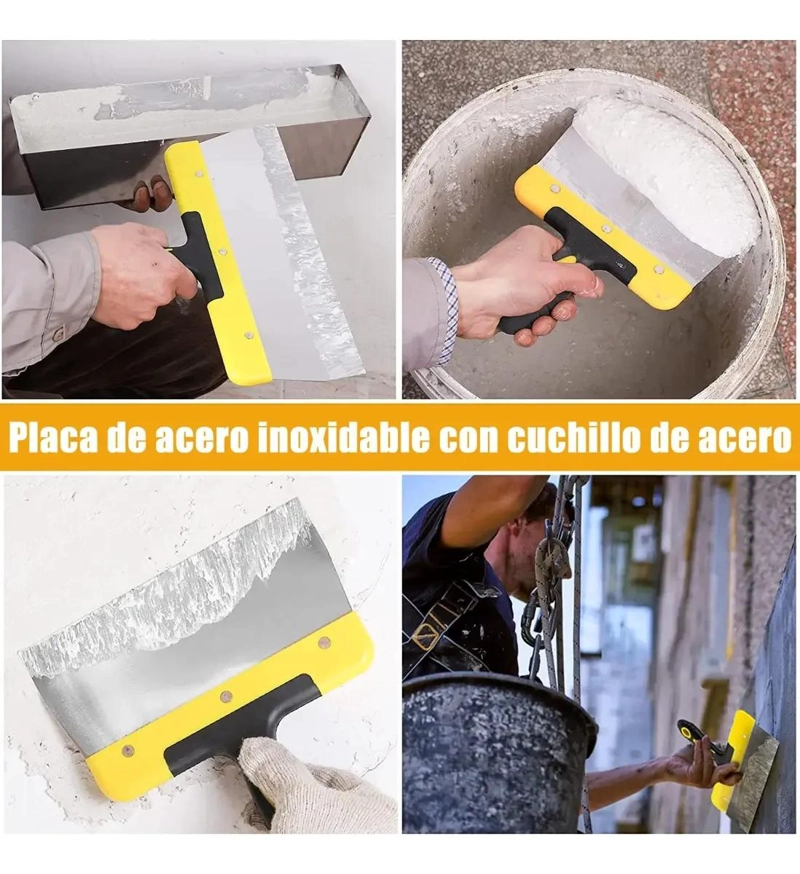 KIT DE 9 ESPATULAS FLEXIBLES PARA CONSTRUCCION - 6