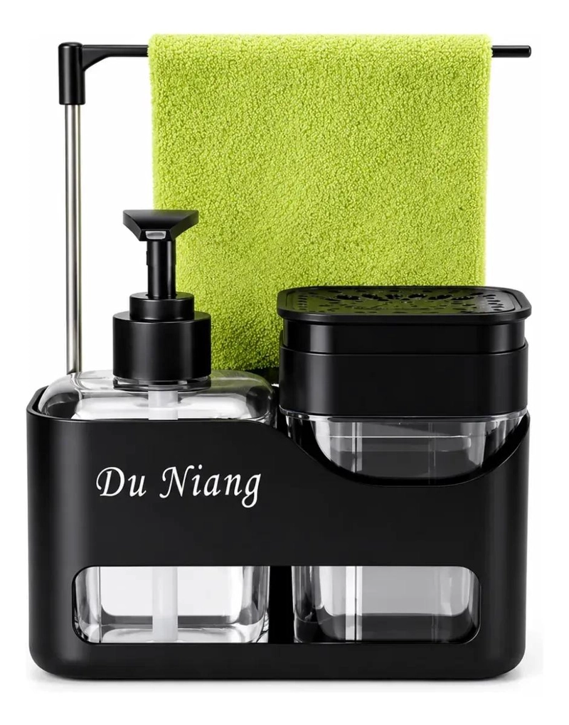 ORGANIZADOR DE COCINA CON DISPENSADOR Y PORTA ESPONJA - 8