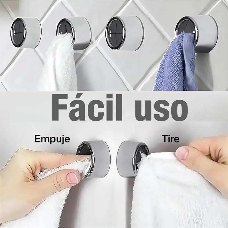COLGADOR DE PAÑOS DE COCINA Y TOALLAS, PACK DE 2 UNIDADES - 4