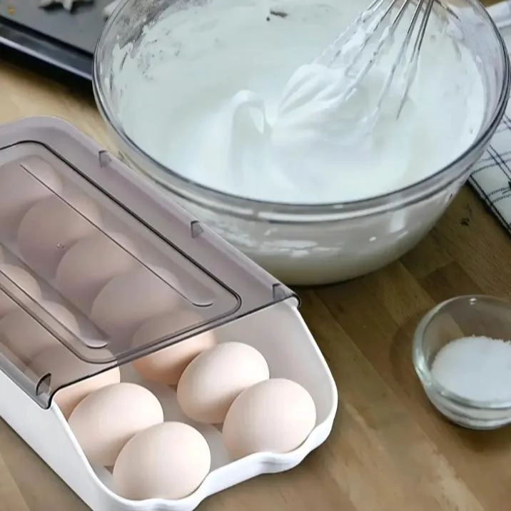 ORGANIZADOR DE HUEVOS CON TAPA TRANSPARENTE PARA REFRIGERADOR - 2