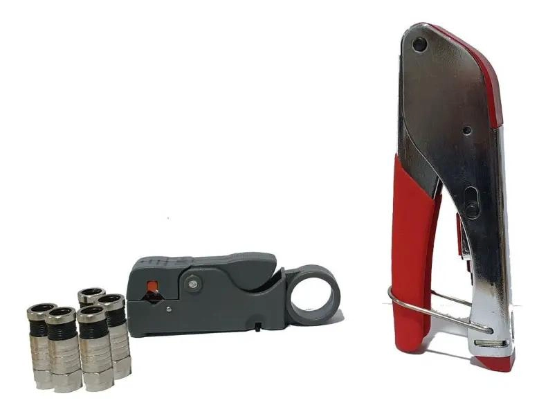 COMBO KIT ALICATE CRIMPEADORA Y PELA CABLE - 1