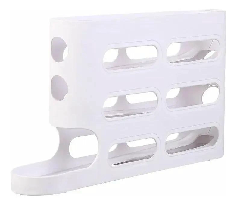 DISPENSADOR ORGANIZADOR DE HUEVOS DE CUATRO NIVELES - 1