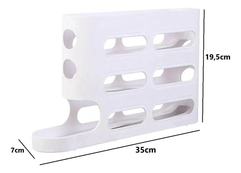 DISPENSADOR ORGANIZADOR DE HUEVOS DE CUATRO NIVELES - 3