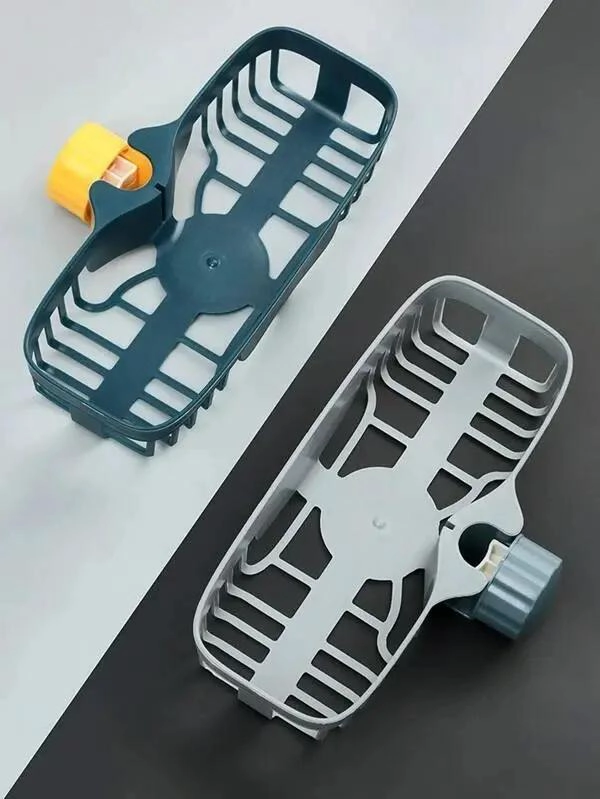 SOPORTE DE ESPONJA PARA GRIFO DE COCINA COMPACTO Y FUNCIONAL - 6