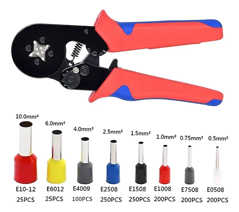 KIT ALICATE CRIMPADOR CON 1200 TERMINALES - 2