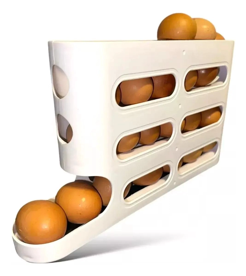 DISPENSADOR RODANTE DE HUEVOS PARA 26 UNIDADES - 3