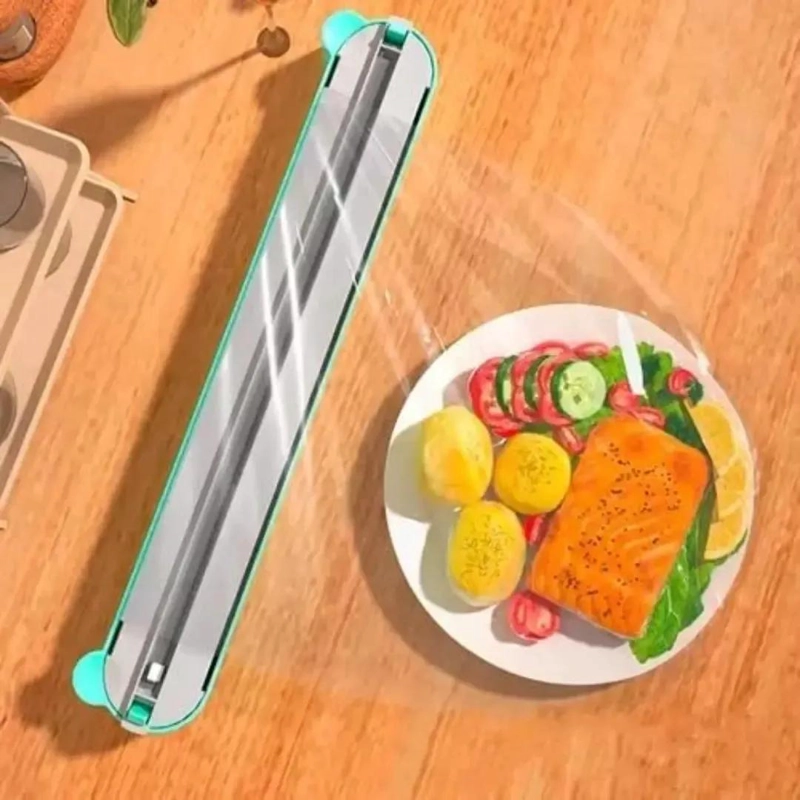 DISPENSADOR MAGNE TICO PARA FILM DE COCINA CON CORTADOR - 3