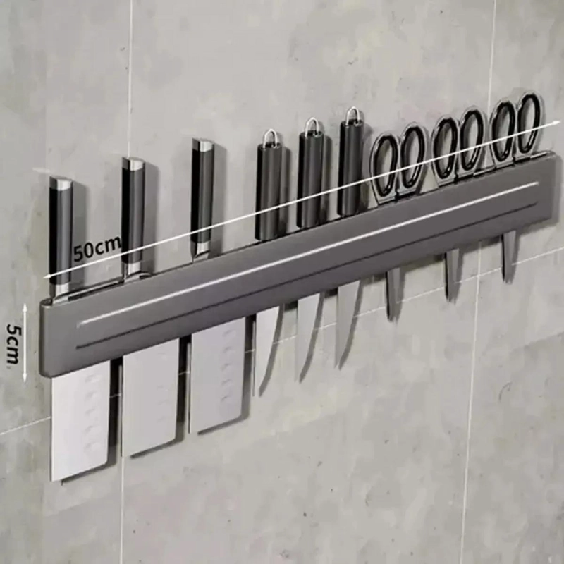 BARRA DE METAL DE 50CM PARA ORGANIZAR CUCHILLOS - 3