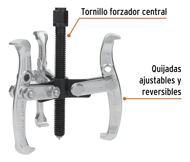 EXTRACTOR HIDRAULICO DE POLEAS Y VOLANTE 4 PULGADAS - 2