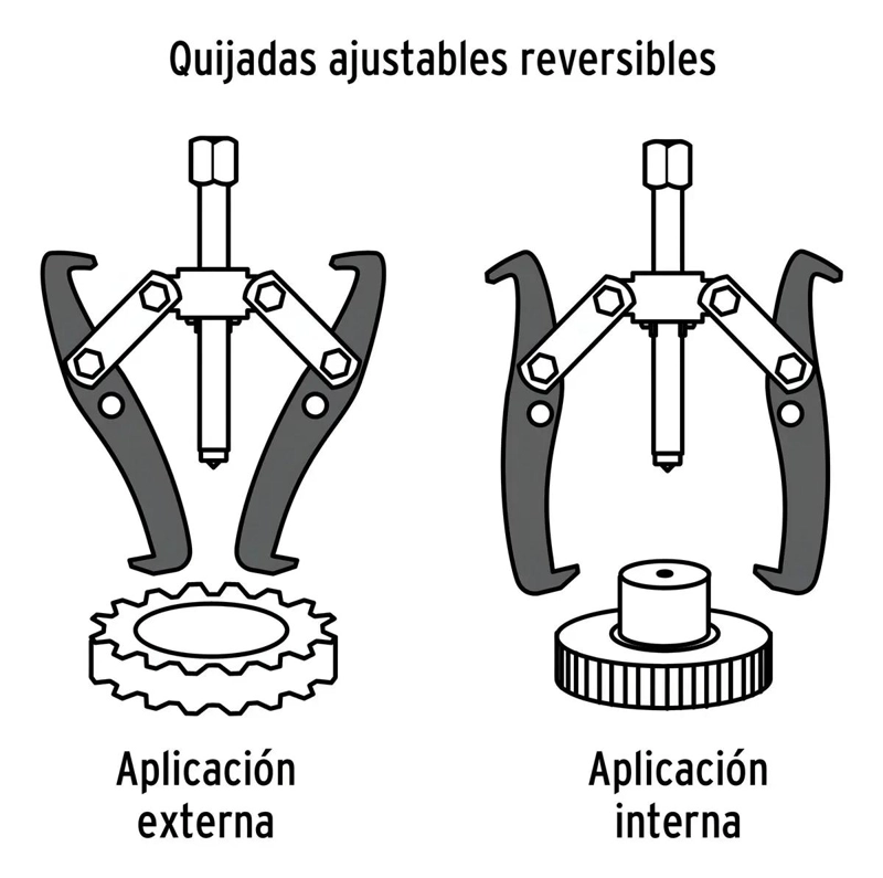 EXTRACTOR HIDRAULICO DE POLEAS Y VOLANTE 4 PULGADAS - 3
