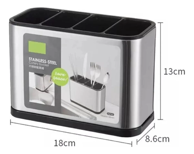 ORGANIZADOR ESCURRIDOR DE CUBIERTOS Y UTENSILIOS DE COCINA - 2