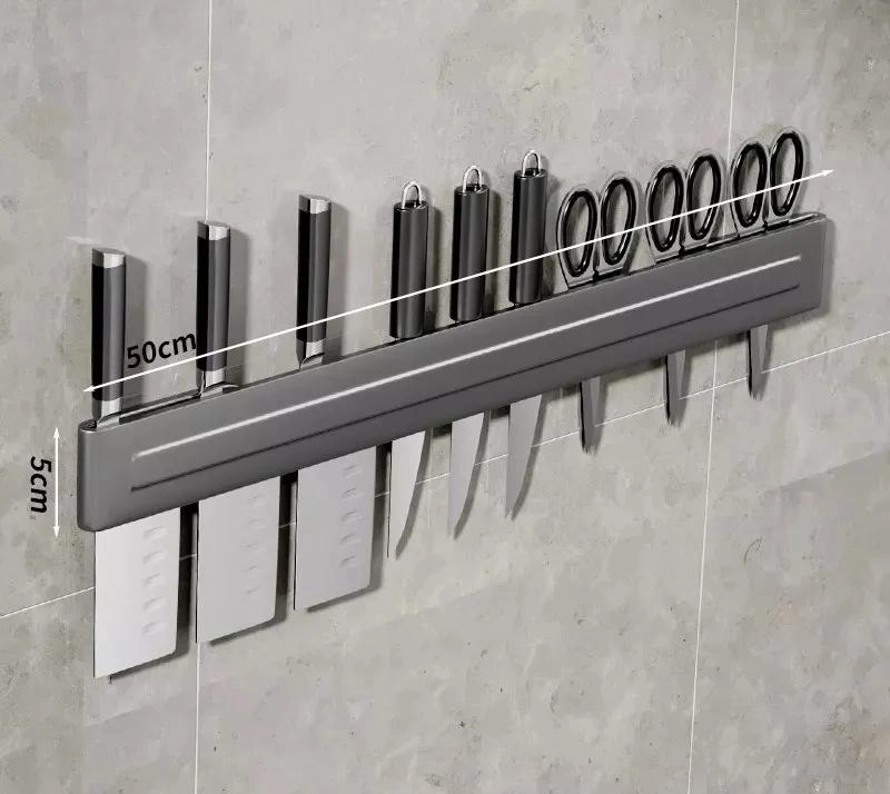 BARRA DE METAL DE 50CM PARA ORGANIZAR CUCHILLOS - 2