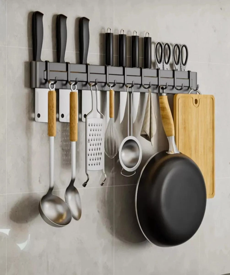 BARRA DE METAL DE 50CM PARA ORGANIZAR CUCHILLOS - 3