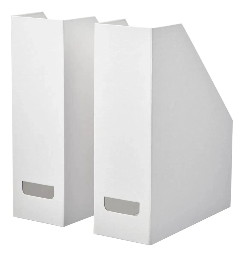 ARCHIVADOR DE CARTON RECICLADO VERDE CON LUNARES 31X10X25 CM - 1