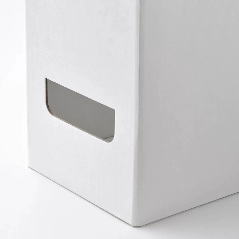 ARCHIVADOR DE CARTON RECICLADO VERDE CON LUNARES 31X10X25 CM - 7