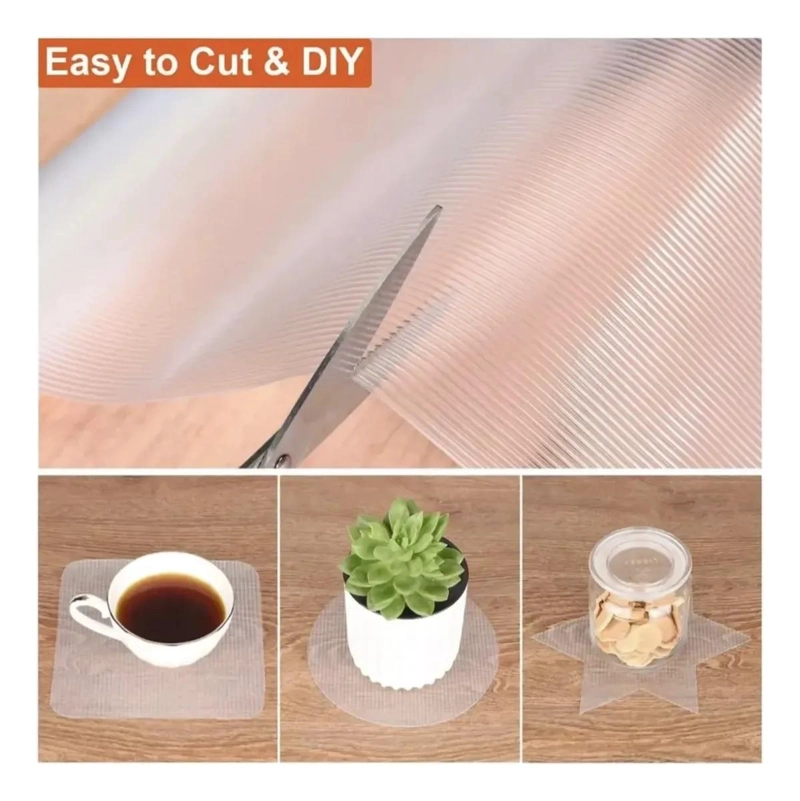 ROLLO DE PLASTICO PROTECTOR PARA CAJONES Y ESTANTES 60X150 CM - 4