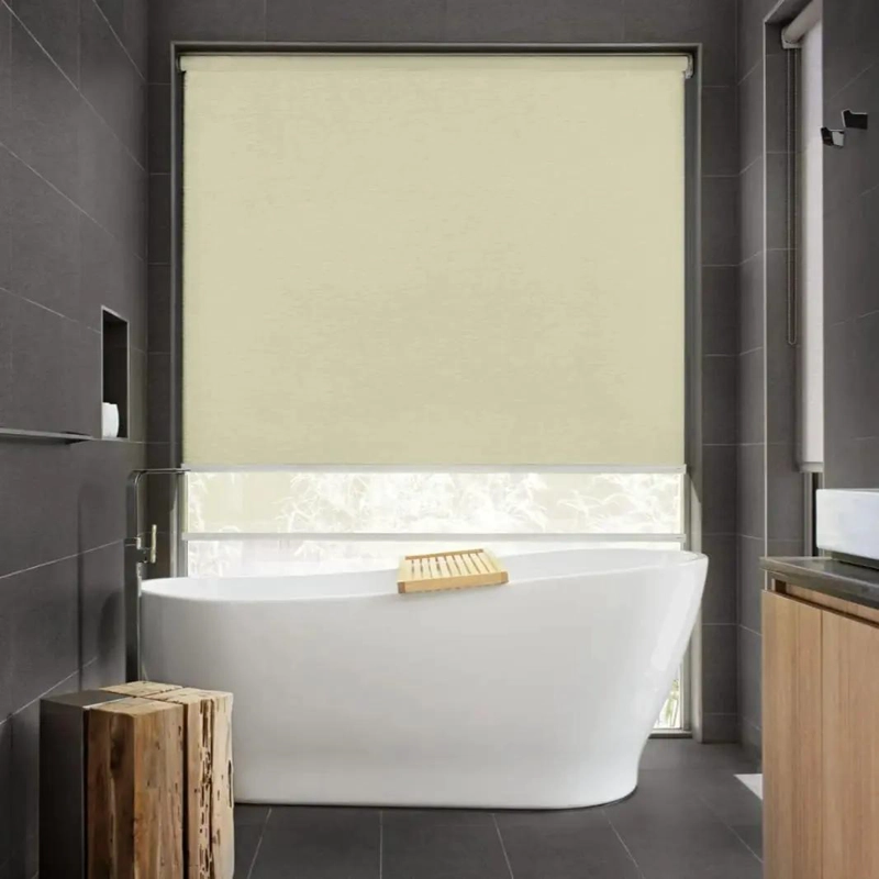 CORTINA ROLLER BLACKOUT 100X200CM CON VISILLO ELEGANTE - 4