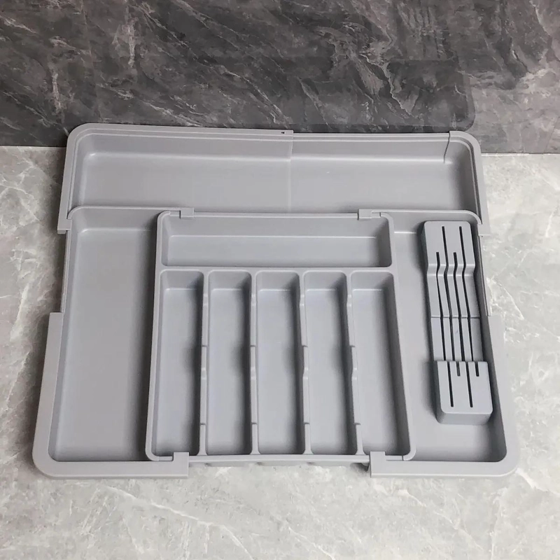 ORGANIZADOR DE CUBIERTOS AJUSTABLE CON 10 COMPARTIMENTOS - 6