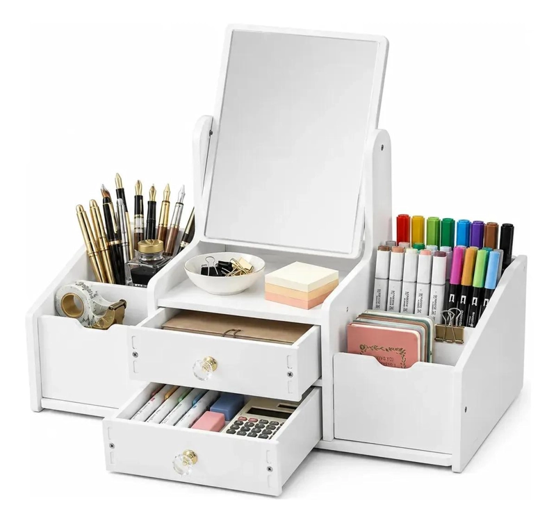 CAJON ORGANIZADOR CON ESPEJO Y REPISA PARA COSME TICOS - 5