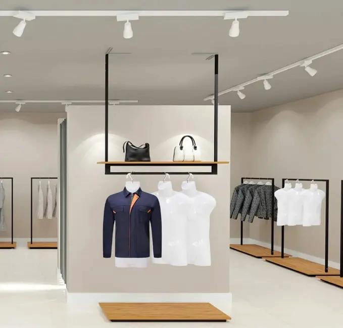 GANCHO TORSO COLGADOR PARA EXHIBIR POLERAS DE HOMBRE - 2