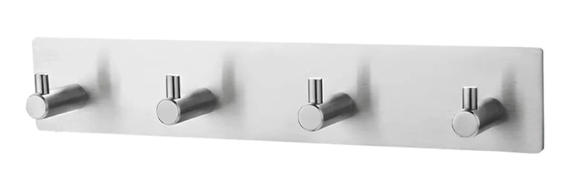 PERCHERO DE PARED MULTIFUNCIONAL CON GANCHOS DE ACERO INOXIDABLE - 1