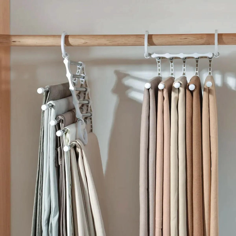 PERCHA ORGANIZADORA MULTIFUNCIONAL PARA PANTALONES Y BUFANDAS - 1