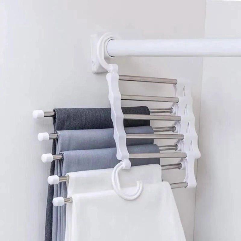 PERCHA ORGANIZADORA MULTIFUNCIONAL PARA PANTALONES Y BUFANDAS - 4