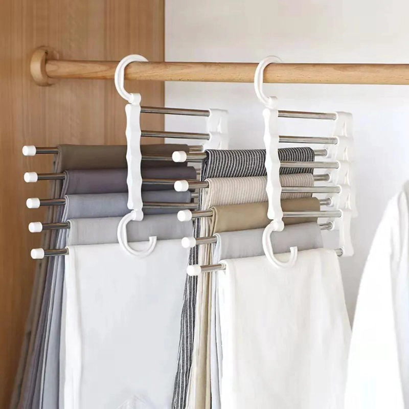 PERCHA ORGANIZADORA MULTIFUNCIONAL PARA PANTALONES Y BUFANDAS - 5