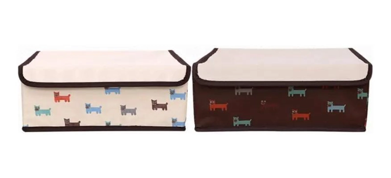 ORGANIZADOR INTERIOR MULTICOLOR CON 12 DIVISORES PARA ROPA - 1