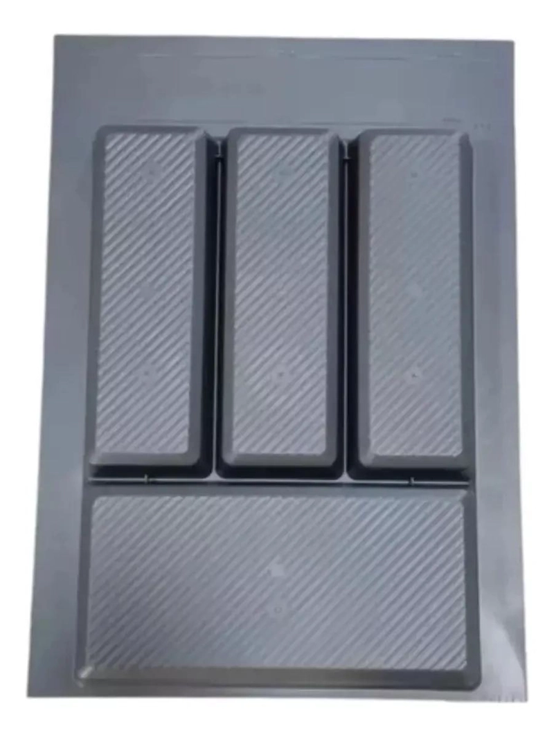 CUBERTERO AJUSTABLE ANTRACITA PARA CAJONES DE COCINA - 3