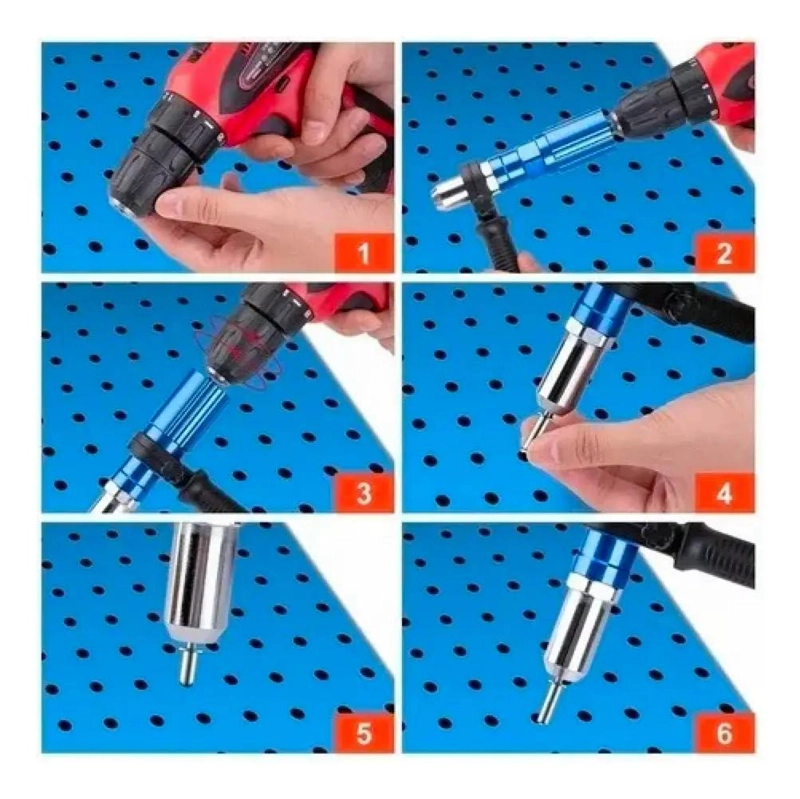 ADAPTADOR PARA TALADRO CON 4 BOQUILLAS - 7