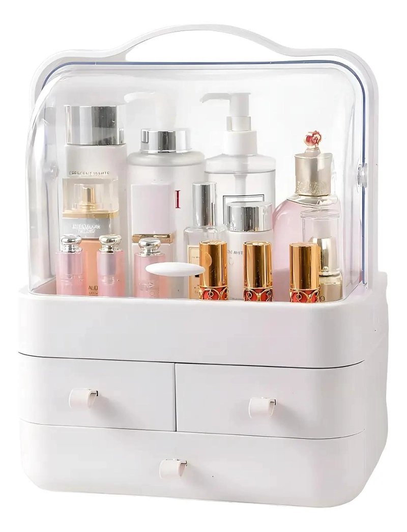 CAJA ORGANIZADORA DE COSME TICOS PORTATIL CON DISEÑO MODERNO - 1